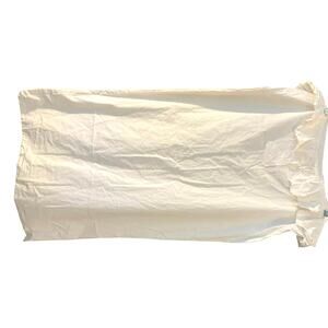 Lauren Ralph Lauren King Size White Pillowcase 100% Cotton Cottage Chic Shabby